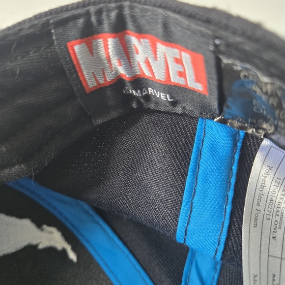 MARVEL Black Bold Graphic Comics/Movie Franchise Baseball Cap - Picture 5 of 8